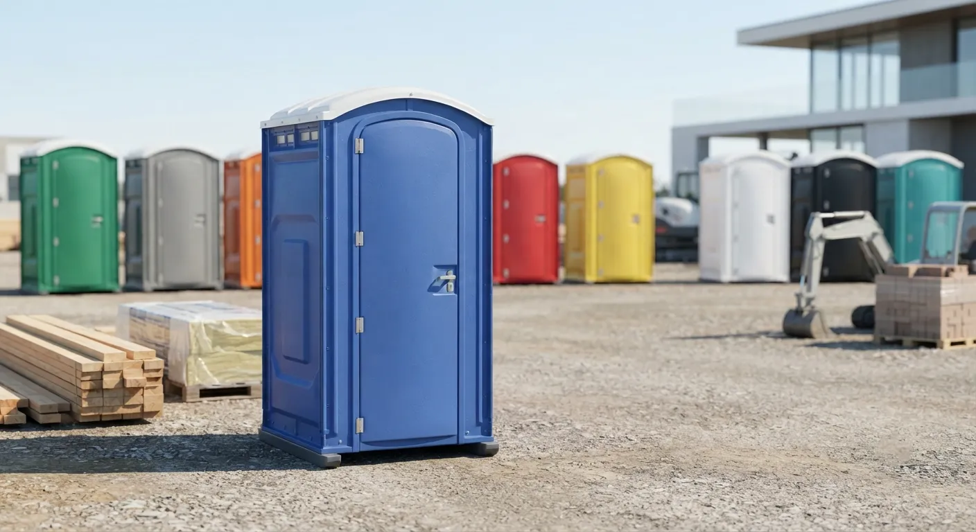 Porta potty in winter